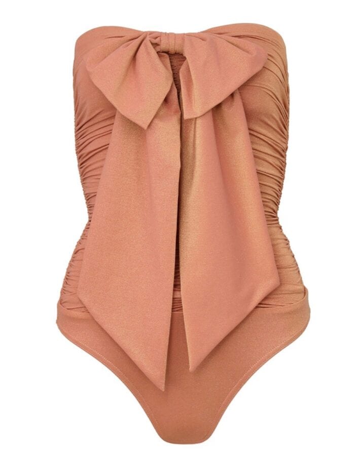 ZIMMERMANN ONE PIECE SWIMSUIT WITH BOW "COCO"