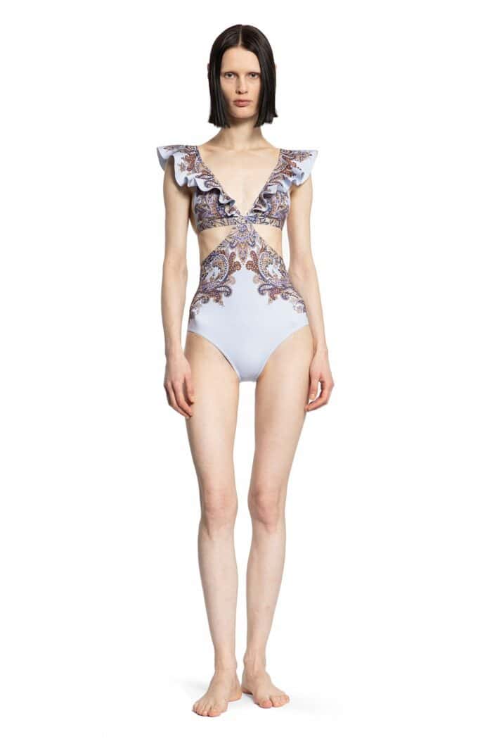 ZIMMERMANN Ottie Ruffle Swuimsuit