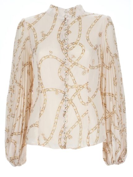 ZIMMERMANN PLEATED BLOUSE "SUNRAY"