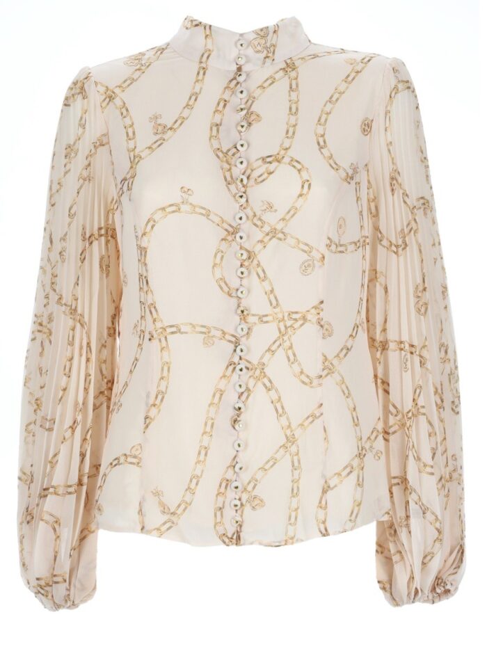 ZIMMERMANN PLEATED BLOUSE "SUNRAY"