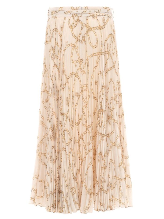 ZIMMERMANN PLEATED SKIRT "SUNRAY"