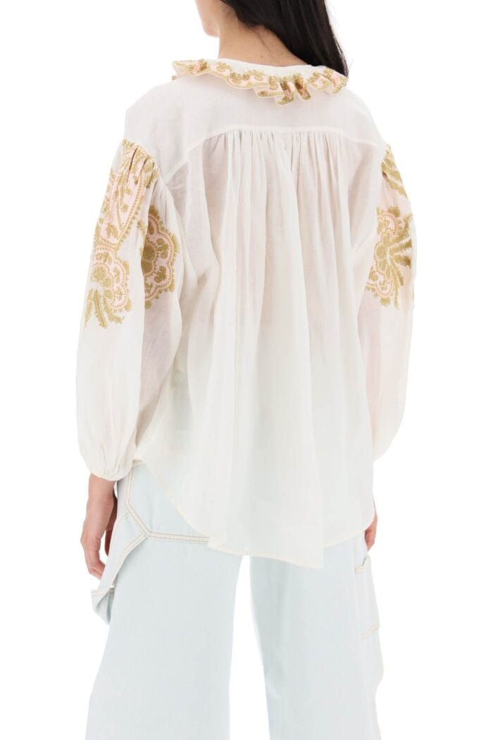 ZIMMERMANN "ramie Blouse Made