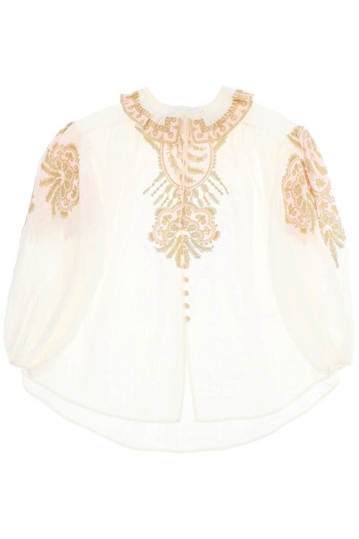 ZIMMERMANN "ramie Blouse Made