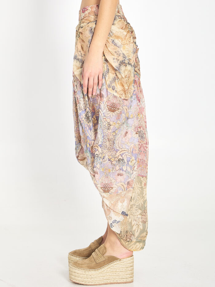 Zimmermann Rebellion draped midi skirt