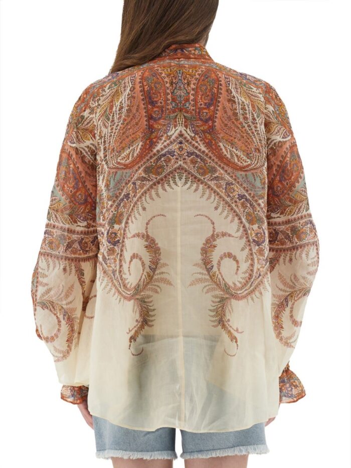 ZIMMERMANN "RHIANNON" BLOUSE WITH BOW