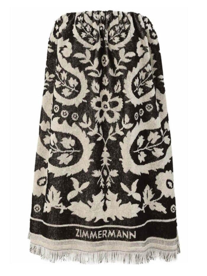 ZIMMERMANN "RHIANNON" TERRY MINI DRESS