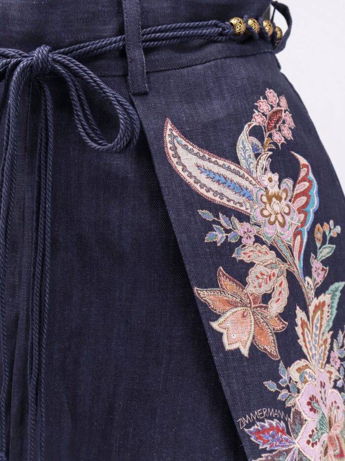 ZIMMERMANN Rhiannon Tuck Linen Short