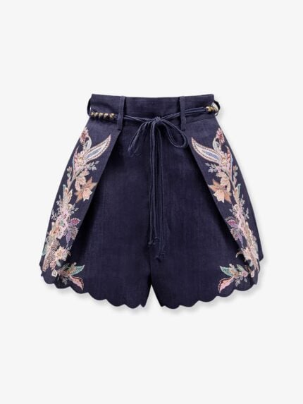 ZIMMERMANN Rhiannon Tuck Linen Short
