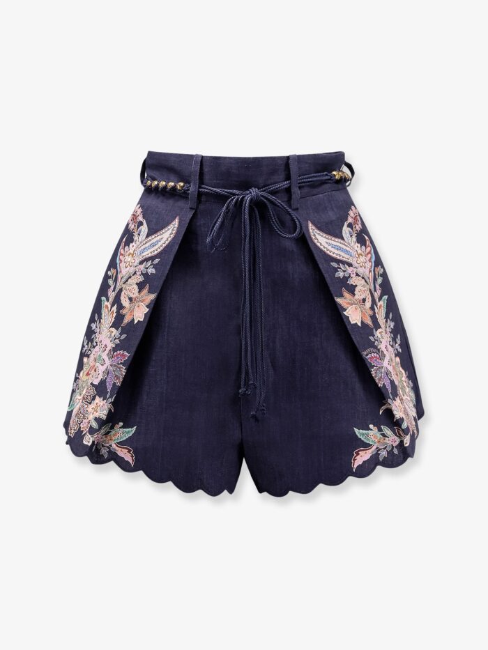 ZIMMERMANN Rhiannon Tuck Linen Short
