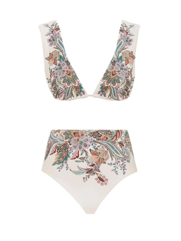 zimmermann "rhiannon" wide strap bikini swimsuit ZIMMERMANN "RHIANNON" WIDE STRAP BIKINI SWIMSUIT