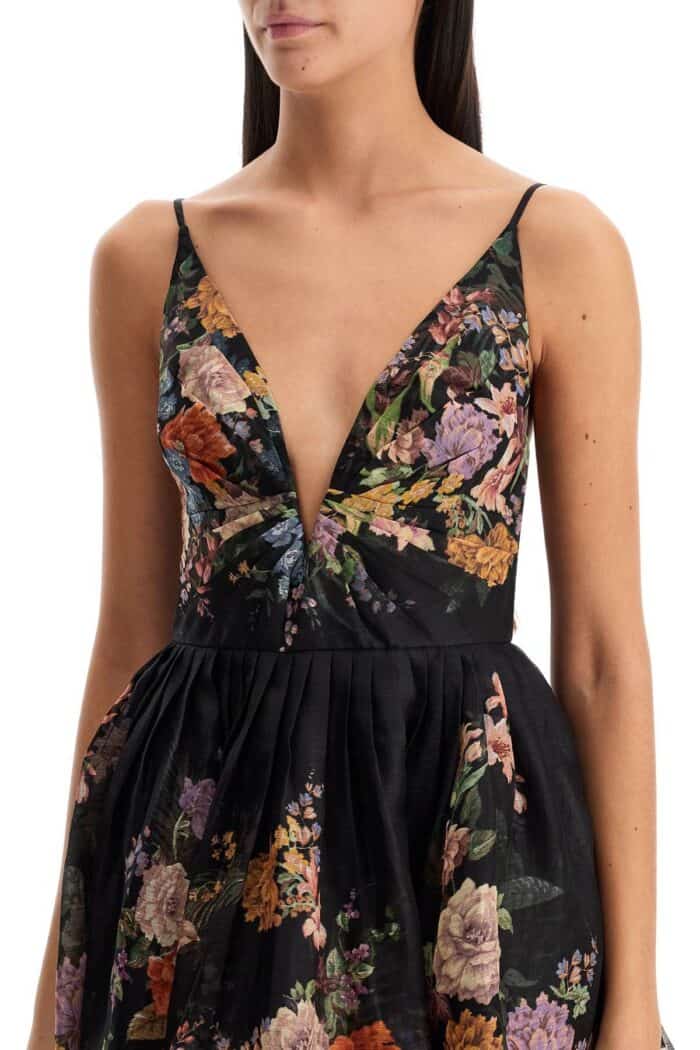 ZIMMERMANN Short Floral Dress