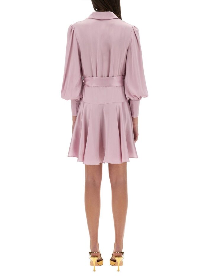ZIMMERMANN SILK MINI WRAP DRESS