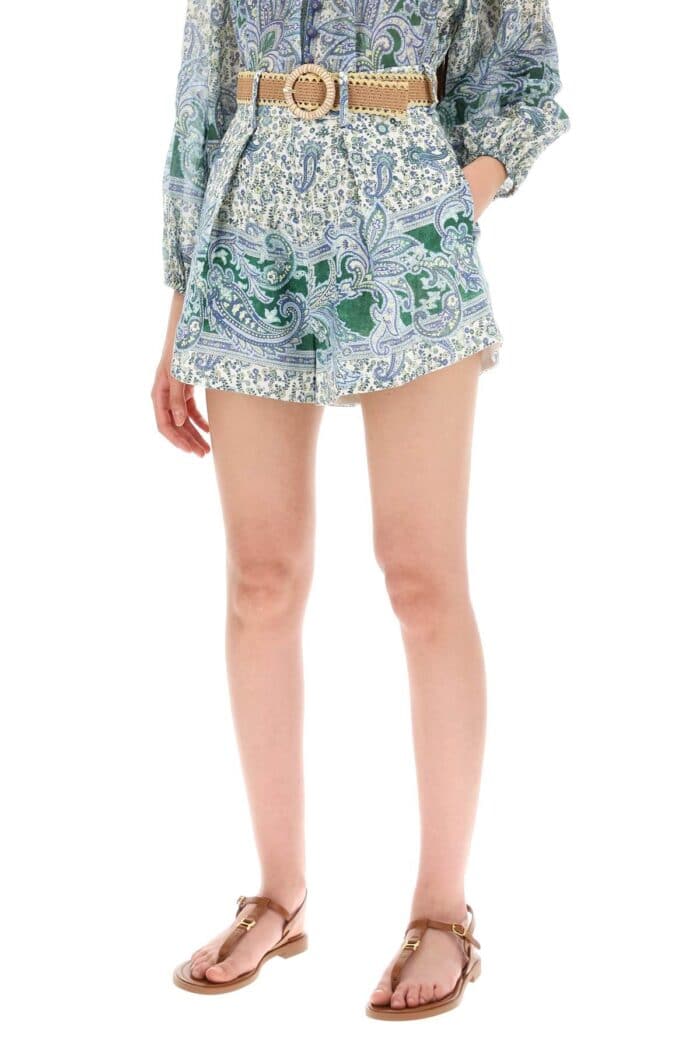 ZIMMERMANN Tuck Ottie Shorts