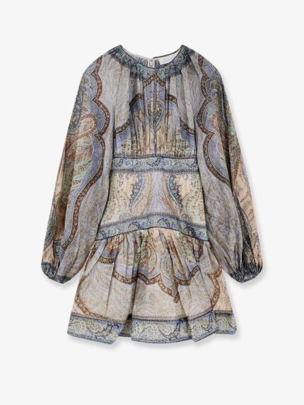 ZIMMERMANN Wanderlust Cotton And Silk Mini Dress