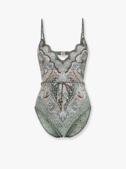 ZIMMERMANN Wanderlust Scallop One-piece Swimsuit