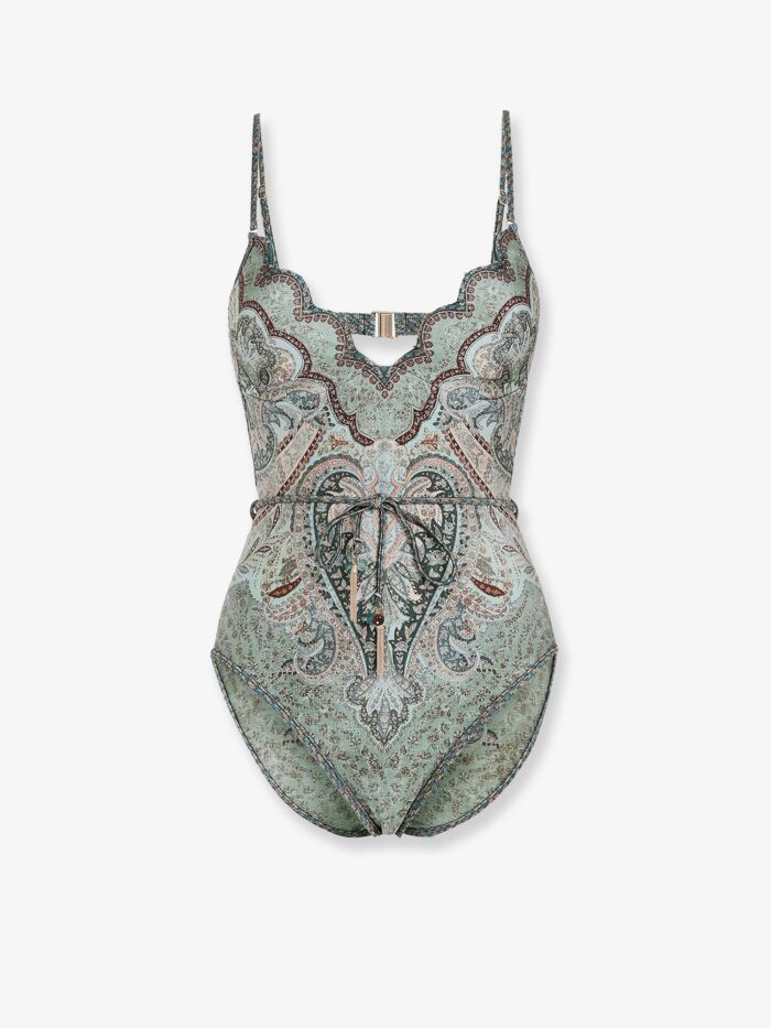 zimmermann wanderlust scallop one piece swimsuit ZIMMERMANN Wanderlust Scallop One-piece Swimsuit