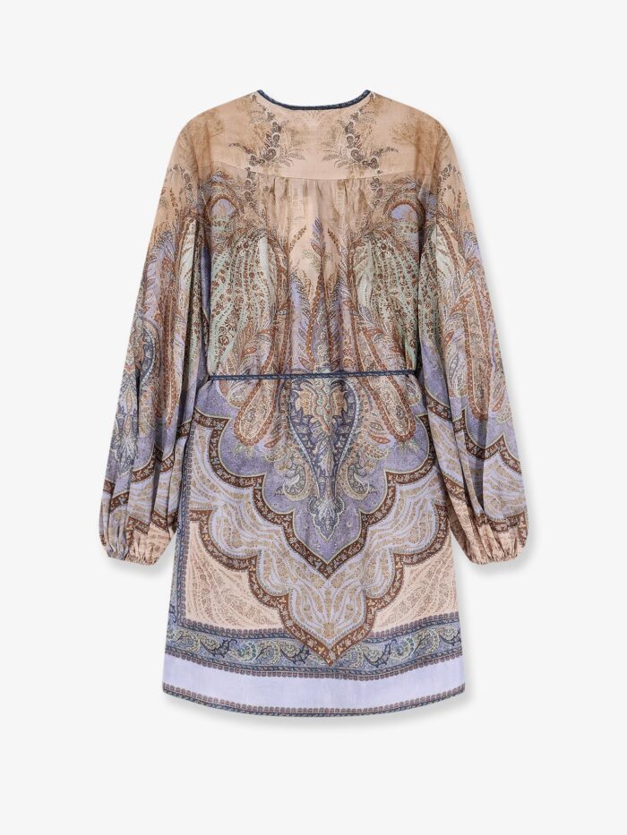 ZIMMERMANN Wanderlust Tunic Silk Mini Dress