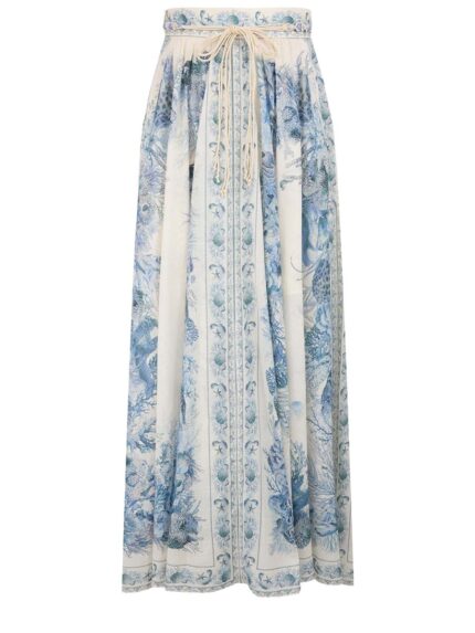 ZIMMERMANN "WONDERLUST" LONG SKIRT