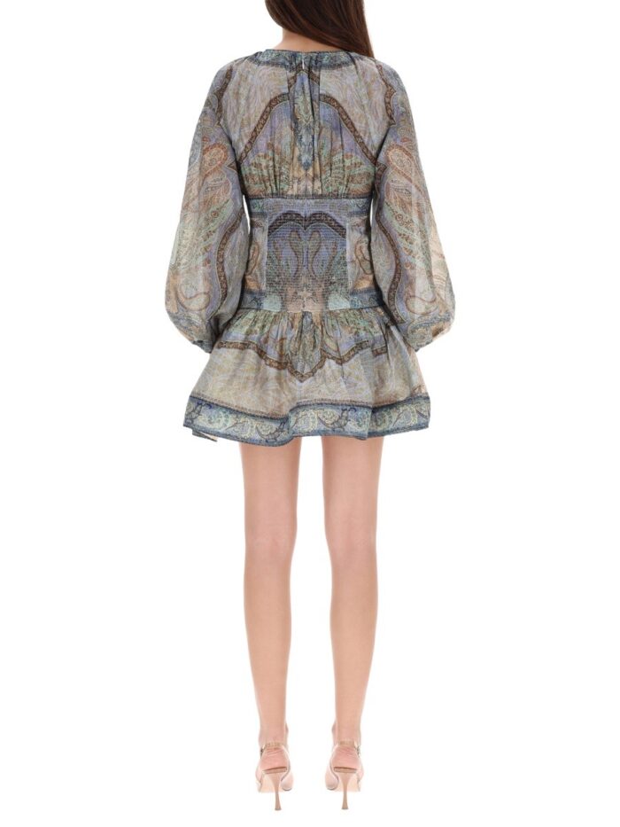 ZIMMERMANN "WONDERLUST" MINI DRESS