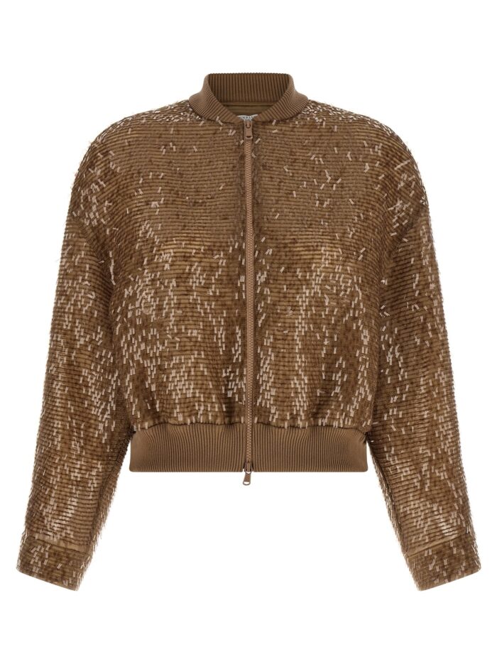 brunello cucinelli zip cardigan Brunello Cucinelli Zip Cardigan
