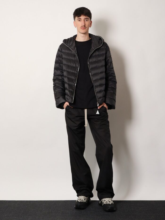 Moncler + Rick Owens Zip Lock Hooded Down Jacket