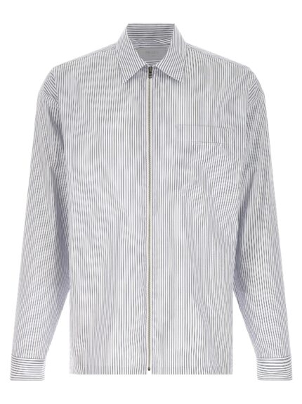 PRADA Zip Striped Shirt