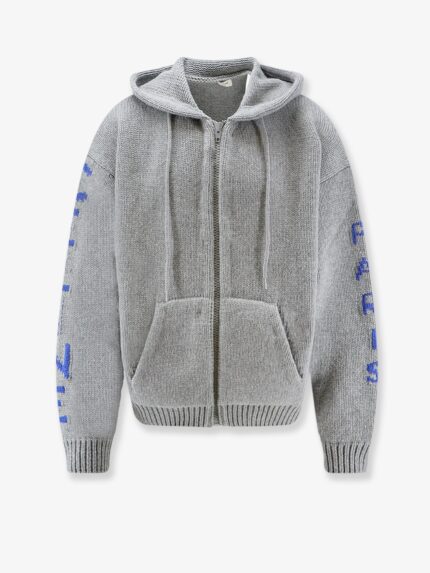Celine Zip-up Virgin Wool Cardigan