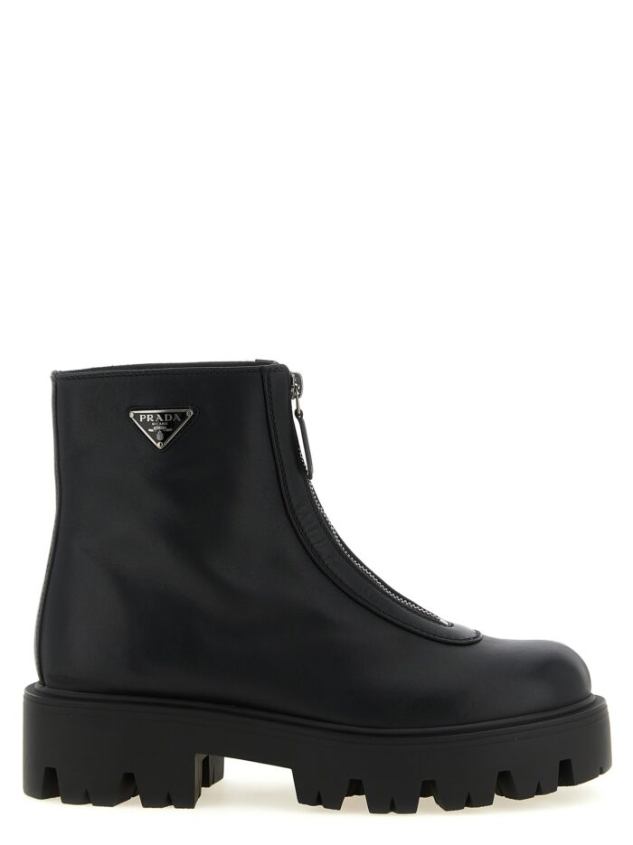prada zipped ankle boots PRADA Zipped Ankle Boots