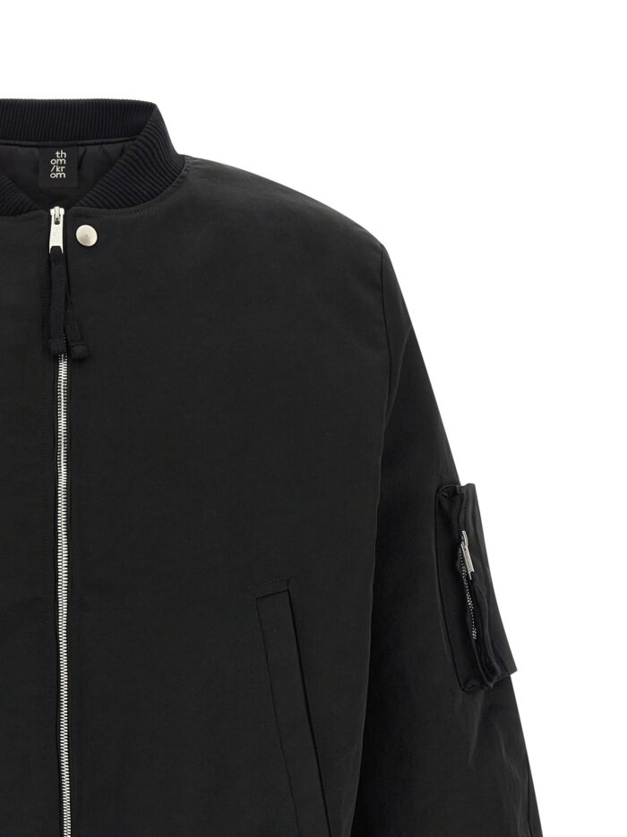 THOM KROM Zipped Bomber Jacket