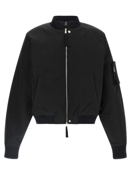THOM KROM Zipped Bomber Jacket