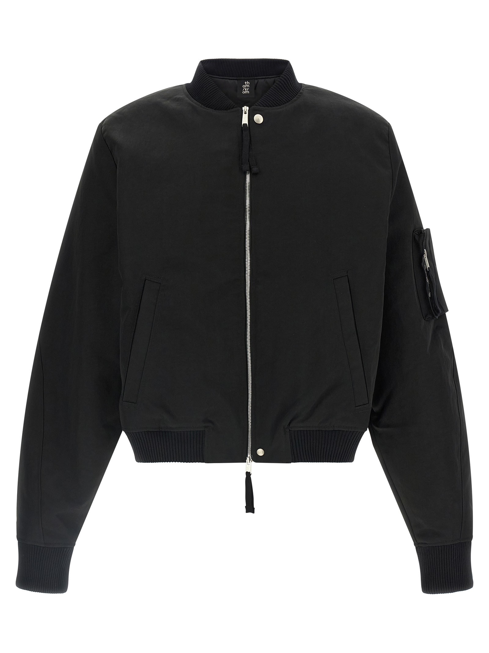 THOM KROM Zipped Bomber Jacket