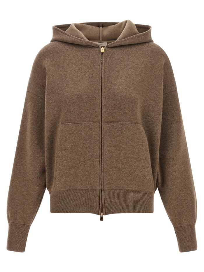 agnona zipped hooded sweater AGNONA Zipped Hooded Sweater