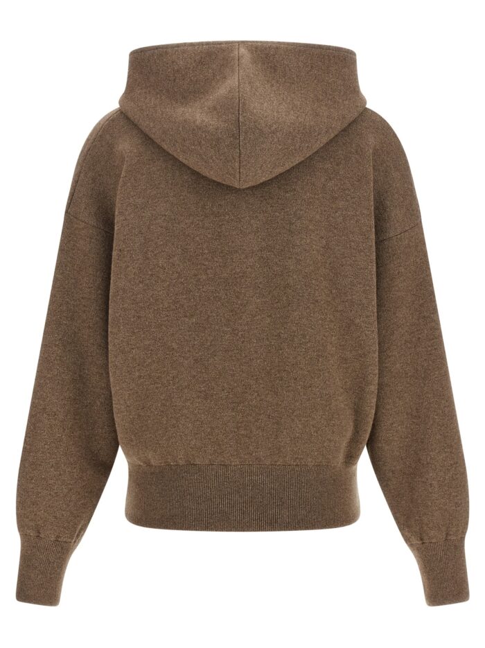 AGNONA Zipped Hooded Sweater