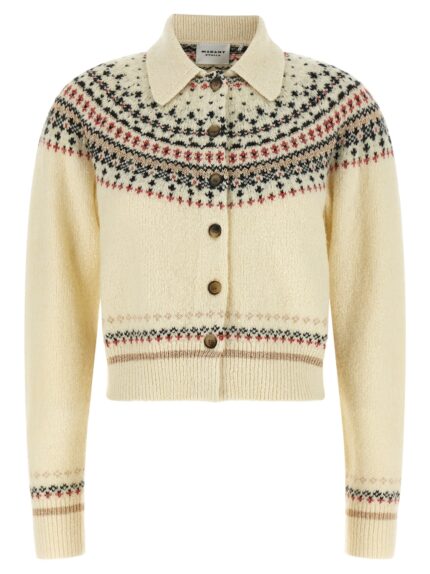 MARANT ETOILE 'Zoe' Cropped Cardigan