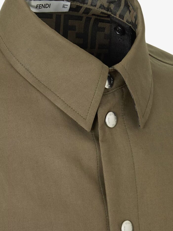Fendi Zucca Green FF Jacquard Nylon Blouson